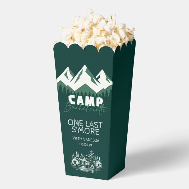 Camp Bachelorette Favor Boxes (Popped)