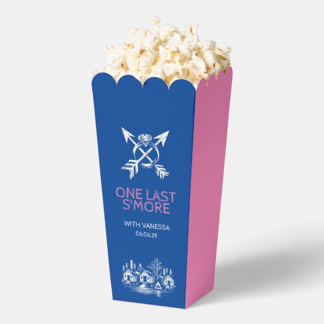 Camp Bachelorette Favor Boxes (Popped)