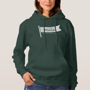 Camp Bachelorette Forest Green Outdoor Adventure Hoodie