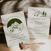 Camp Bachelorette Invitation