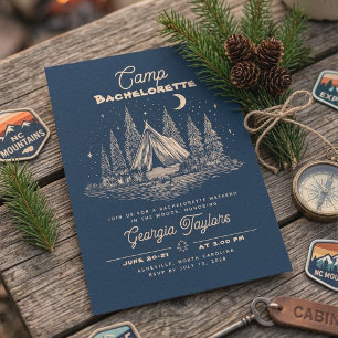 Camp Bachelorette Invitation