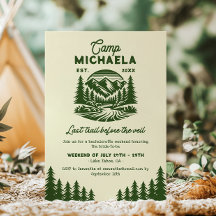 Camp Bachelorette Last Trail Weekend Getaway