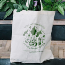 Camp Bachelorette Modern Rustic Bachelorette Party Tote Bag