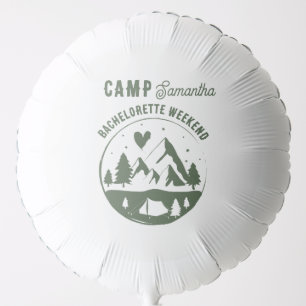 Camp Bachelorette Party Camping Bach Weekend Balloon