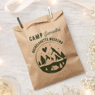Camp Bachelorette Party Camping Bach Weekend Favor Bag