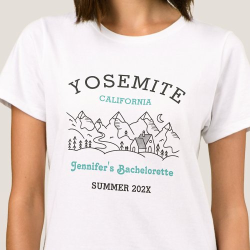 Camp Bachelorette Party Matching Girls Getaway T_Shirt