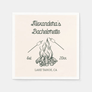 Camp Bachelorette Party Napkins