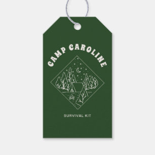 Camp Bachelorette Party Survival Kit Gift Tags