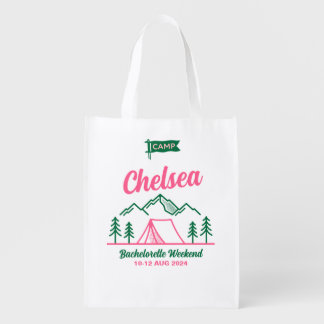 Camp Bachelorette Party Weekend Away Grocery Bag
