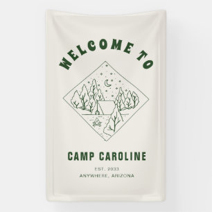 Camp Bachelorette Party Welcome Banner