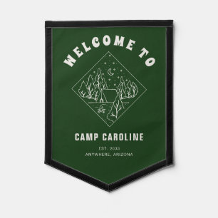 Camp Bachelorette Party Welcome Pennant