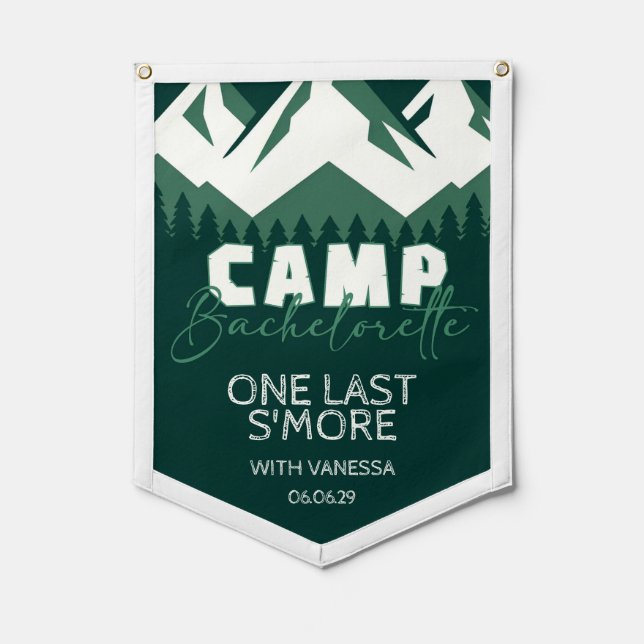 Camp Bachelorette Pennant (Front)