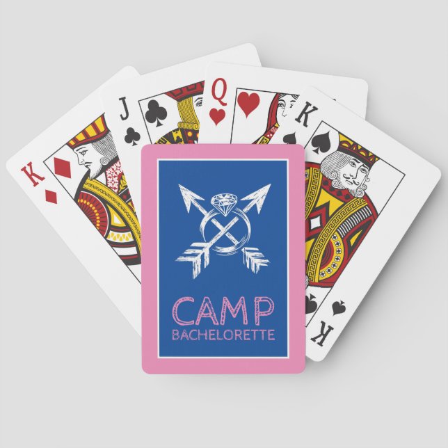 Camp Bachelorette Poker Cards (Back)