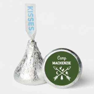 Camp Bachelorette Retro Personalized Green Hershey®'s Kisses®