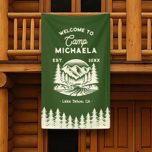 Camp Bachelorette Retro Welcome Banner