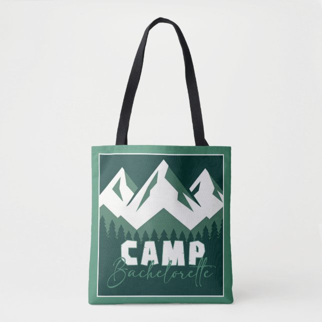 Camp Bachelorette Tote Bag (Front)