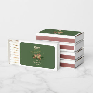 Camp Bachelorette Weekend Adventure Matchboxes