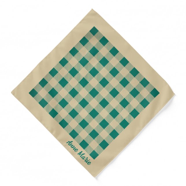 Camp Bachelorette Weekend Personalized Keepsake Bandana (Front)