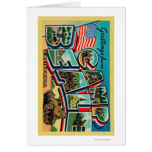 Camp Beale, California - Large Letter Scenes Cards (Front)