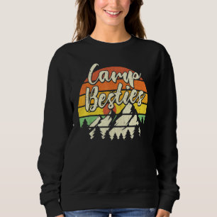 Camp Besties Outdoor Sunset Best Friend Matching C Sweatshirt