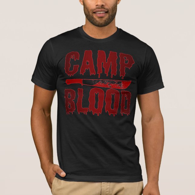 CAMP BLOOD!! T-Shirt (Front)