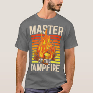 Camp Campfire Master Funny Outdoor Camper Nature C T-Shirt