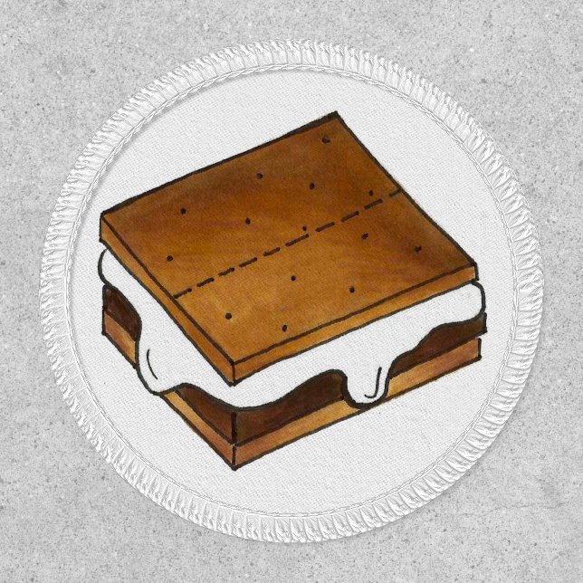 Camp Campfire S'mores Toasted Marshmallow Smores Patch (Front)