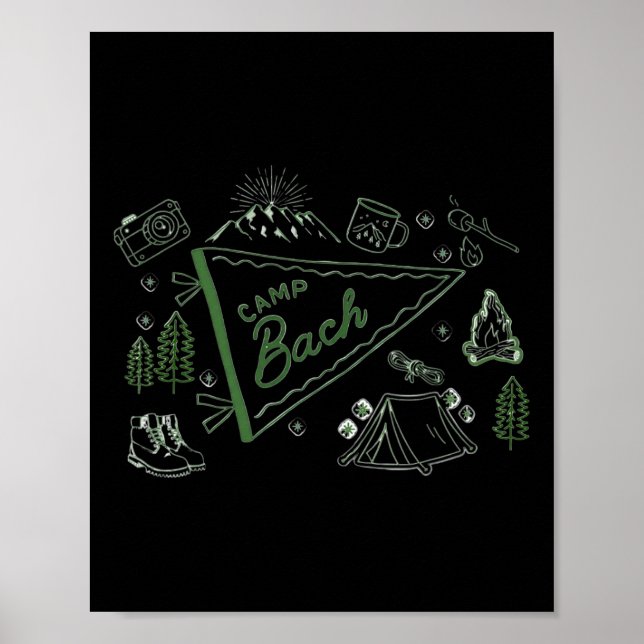Camp Ch Adventure Camping Chelorette Party Theme  Poster (Front)