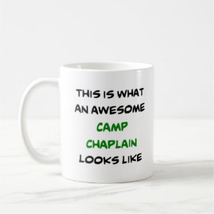 camp chaplain, awesome coffee mug