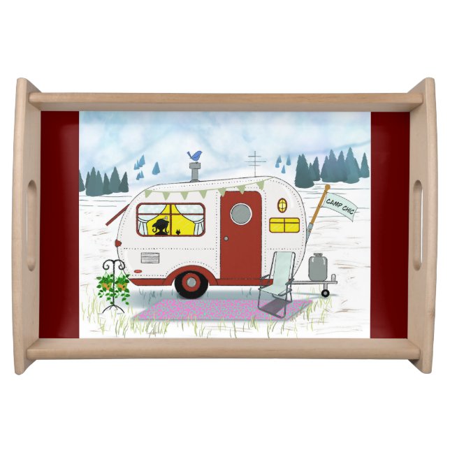 Camp Chic  Serving Tray (Front)
