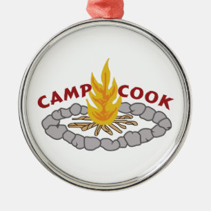 CAMP COOK METAL ORNAMENT