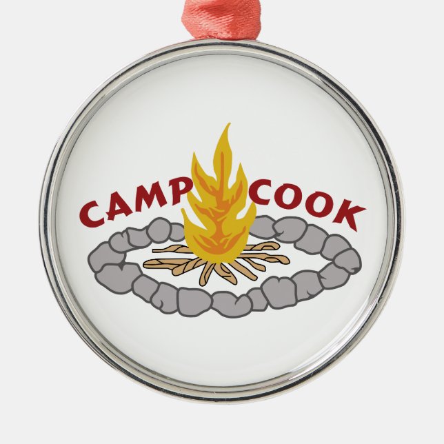 CAMP COOK METAL ORNAMENT (Front)