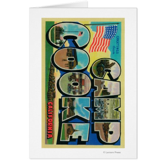 Camp Cooke, California - Large Letter Scenes Cards (Front)