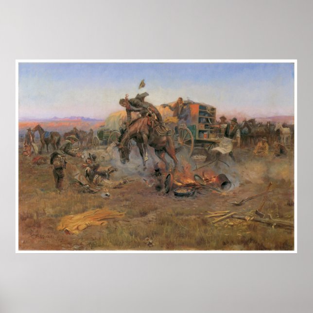 Camp  Cook's Troubles, 1912 Poster (Front)