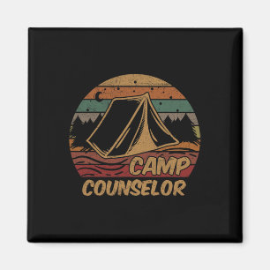 Camp Counselor Camping Lovers Gifts Camper Magnet