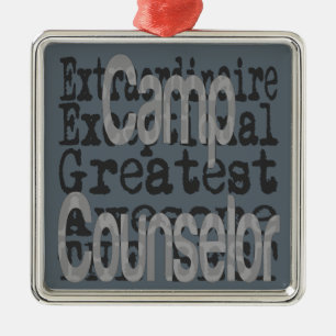 Camp Counselor Extraordinaire Metal Ornament