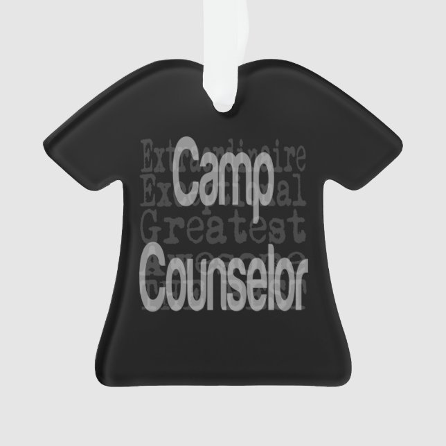Camp Counselor Extraordinaire Ornament (Front)