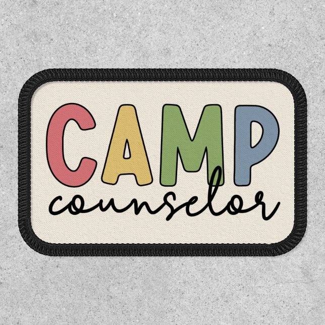 Camp Counselor Gifts Camping Counselor Patch (Front)
