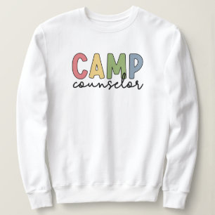 Camp Counselor Gifts Camping Counselor Sweatshirt