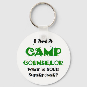 camp counselor keychain