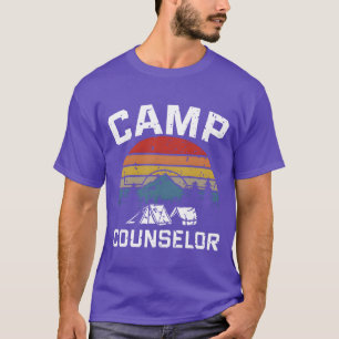 Camp Counselor Retro Summer Director Camper Staff T-Shirt
