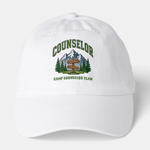 🌲 Camp Counselor Team Typography 👕 Hat