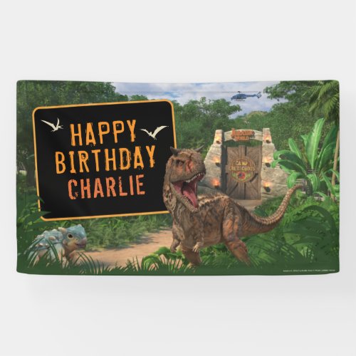 Camp Cretaceous  Dinosaur Birthday Banner