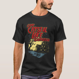 Camp Crystal Lake Counselor 80'S Horror T-Shirt