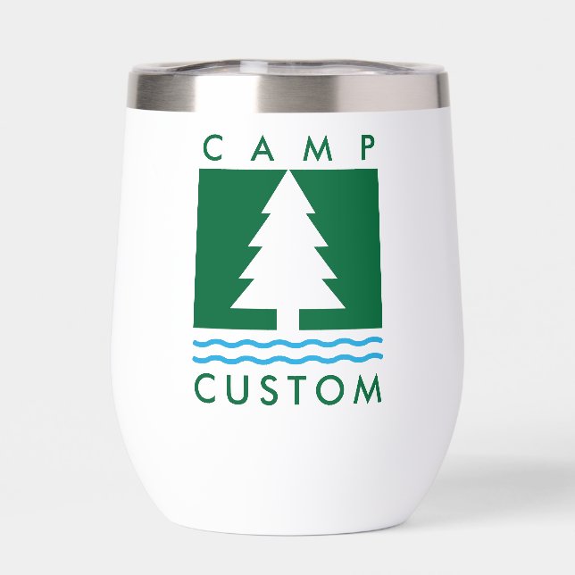 Camp Custom Thermal Wine Tumbler (Back)