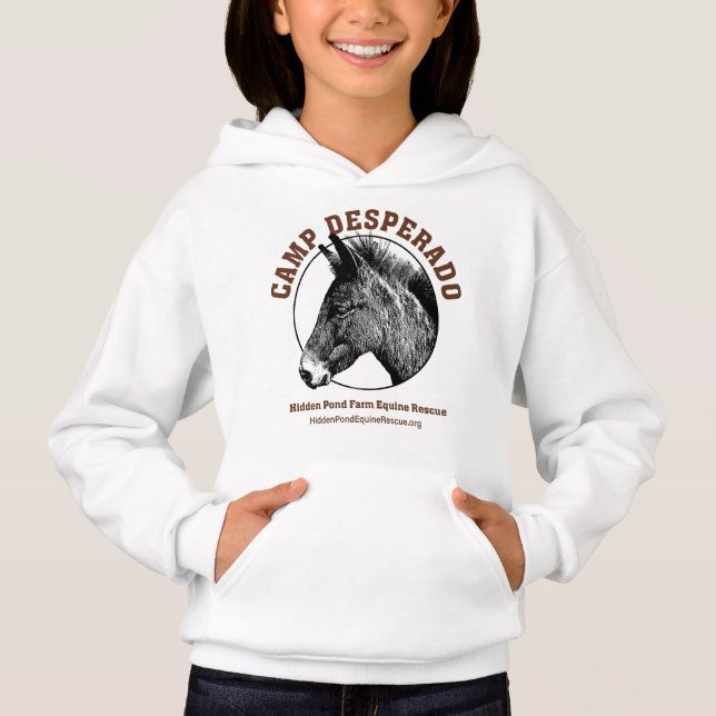 Camp Desperado Girls Hooded Sweatshirt (Front)