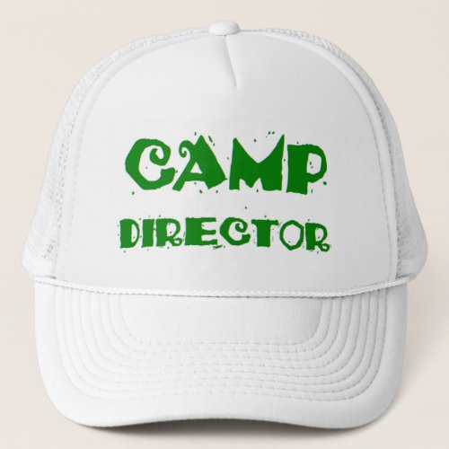 camp director2 trucker hat