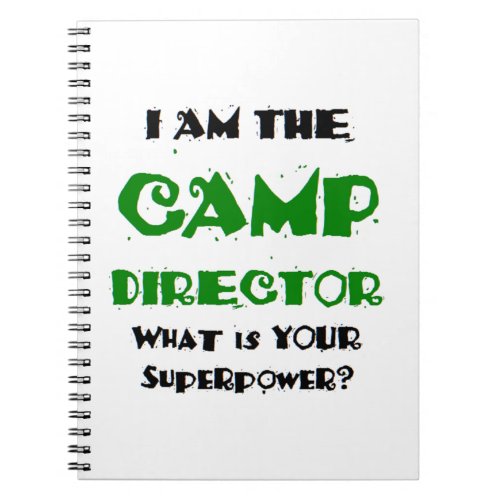 camp director notebook
