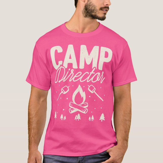 Camp Director Shirt Funny Camping Hiking Mountain  (Front)