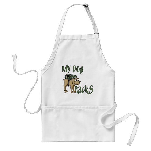 Camp Dog Adult Apron (Front)